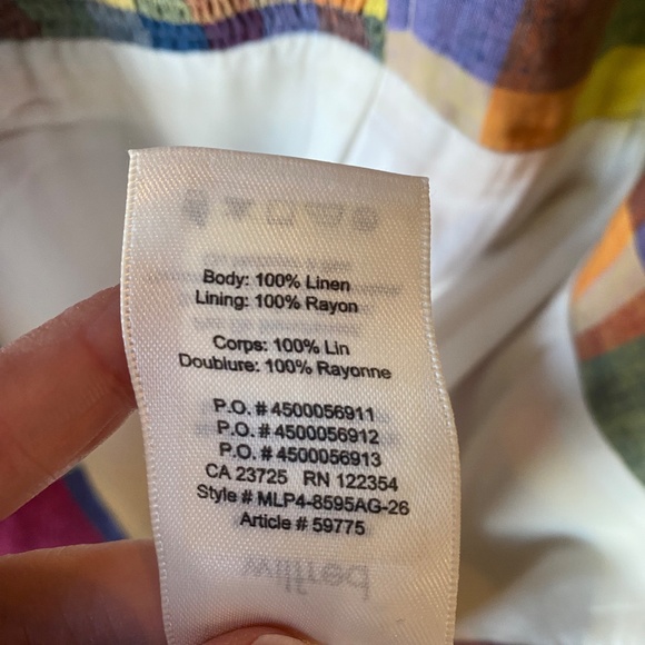 Aritzia Wilfred Ducharme Button Down linen dress SZ8 - Picture 9 of 11